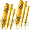CESIèCLEFOU Filtre Spa Dure 4 Mois Cartouches De Filtres De Piscine à Cartouche Pièces Minérales Pour Spa Et Jacuzzi Cartouche Filtrante Pour Piscine Et Spa Cartouche Spa Bâton Filtre De Piscine, 2 Pièces Jaune Lefou