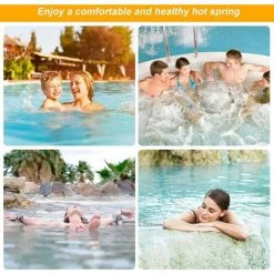 CESIèCLEFOU Filtre Spa Dure 4 Mois Cartouches De Filtres De Piscine à Cartouche Pièces Minérales Pour Spa Et Jacuzzi Cartouche Filtrante Pour Piscine Et Spa Cartouche Spa Bâton Filtre De Piscine, 2 Pièces Jaune Lefou -Accessoire Piscine 64441285 5