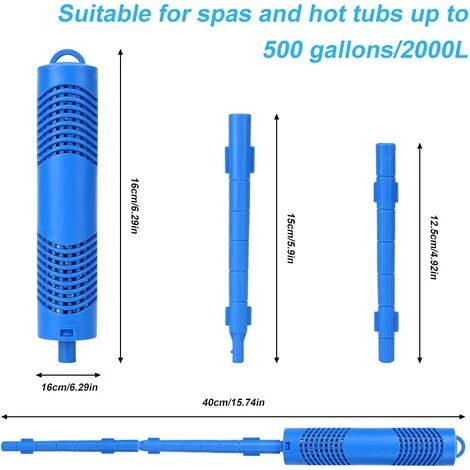 CESIèCLEFOU Filtre Spa Dure 4 Mois Cartouches De Filtres De Piscine à Cartouche Pièces Minérales Pour Spa Et Jacuzzi Cartouche Filtrante Pour Piscine Et Spa Cartouche Spa Bâton Filtre De Piscine, 2 Pièces Lefou 5 CESIèCLEFOU Filtre Spa Dure 4 Mois Cartouches De Filtres De Piscine à Cartouche Pièces Minérales Pour Spa Et Jacuzzi Cartouche Filtrante Pour Piscine Et Spa Cartouche Spa Bâton Filtre De Piscine, 2 Pièces Lefou – Image 5