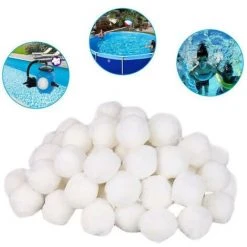 THSINDE Balles Filtrantes 500g, Balles Filtrantes Pour Piscine, Piscine, Filtre Pompe, Filtre à Sable Aquarium