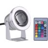 BDD Sous-marine LED, Marine Bateau Sous-marin Yacht Spot Light Lampe étanche Noir IP68 10W 12V RGB LED (Couleur : Blanc)