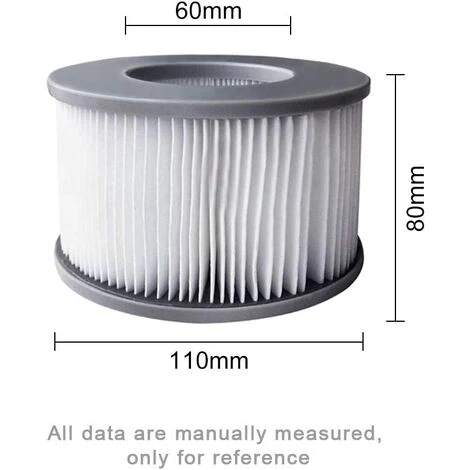 OSQI Pack De 2 Filtres De Rechange Pour Mspa - Pompe à Cartouche Pour Piscines, Eau Chaude Et Spa 2 OSQI Pack De 2 Filtres De Rechange Pour Mspa - Pompe à Cartouche Pour Piscines, Eau Chaude Et Spa – Image 2
