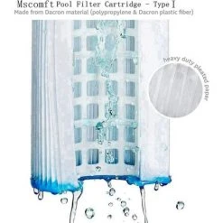 OSQI Cartouche De Filtre De Piscine Taille 1 Pour Bestway, 3,1 X 3,5 Pouces, Pour Piscine Gonflable, Cartouche De Filtre Facile De Remplacement Pour Bestway Type I, Pour Le Nettoyage De La Piscine à Tubes. (paquet De 4) -Accessoire Piscine 65503550 3