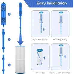 OSQI Filtre De Spa, Cartouche De Purification Minérale, Purificateur Minéral, Bâtonnets Minéraux Pour Clarifier L'eau, Installer Dans Le Filtre à Cartouche De Piscine -Accessoire Piscine 65503986 3