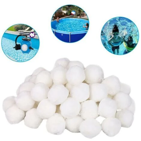 HEGUYEY Balles Filtrantes Piscine 500g - Les Filtres à Sable Filter Balls Remplacent 20 Kg De Sable Filtrant 1 HEGUYEY Balles Filtrantes Piscine 500g - Les Filtres à Sable Filter Balls Remplacent 20 Kg De Sable Filtrant