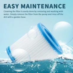 ZOLGINAH For Intex Piscine Cartouche De Filtre Type H 29007 Pour Filtre Pompes 28601, 28602 (4 PCS) -Accessoire Piscine 65731011 4