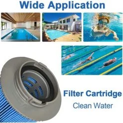 ZOLGINAH Remplacement Des Filtres Pour Piscine, Hotsubbs Et Spas Cartouches De Filtres De Piscine Pour Filtre Spa, Pompe à Cartouche Filtrante Pour MSPA FD2089 (6 Filtres Édition Améliorée) -Accessoire Piscine 65731013 5