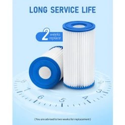 LIFCAUSAL Filtre De Piscine A Ou C (29000e/59900e) Pour Pompe De Piscine INTEX, Lot De 6 Cartouches De Filtre De Piscine, Filtres De Piscine De Type A/C Compatibles Avec Bestway, Piscines Hors Sol Summer Waves Et Pompes (blanc) 7 LIFCAUSAL Filtre De Piscine A Ou C (29000e/59900e) Pour Pompe De Piscine INTEX, Lot De 6 Cartouches De Filtre De Piscine, Filtres De Piscine De Type A/C Compatibles Avec Bestway, Piscines Hors Sol Summer Waves Et Pompes (blanc) -Accessoire Piscine 65755948 3