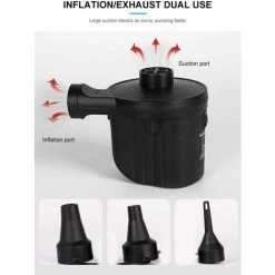 MERéTéET Pompe Piscine Intex 240V, Petite Pompe à Air Domestique,Pompe Electrique De Camping Filtre à Sable , Pompe Piscine Avec 3 Buses -Accessoire Piscine 65789478 3