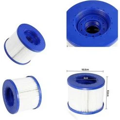LINKLIFE™ Cartouche Filtre à Vis Pour SPA Gonflable ( Pas De Vis 60mm ) LOT De 2 -Accessoire Piscine 65848818 3