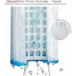 KAEJYIUT Lot De 4 Cartouches De Rechange S1 Pour Filtre De Piscine Intex 29001 - Pour Jardin Extérieur Type S1 PureSpa Easy Set - Cartouches Pour Filtre à Jacuzzi - Filtre S1 -Accessoire Piscine 65853171 3