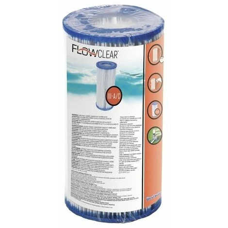 Bestway - Flowclear - Cartouche Filtrante Type III 3 Bestway - Flowclear - Cartouche Filtrante Type III – Image 3