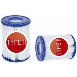 DONTODENT Better-2 Pack Type II Filtre Pour Bestway 58094 Élément Filtrant Taille Ii Convient Pour Bestway Famille Piscine Gonflable Piscine Filtre Papier Filtre Cartr