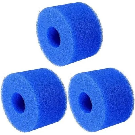 AOUGO S1 Cartouche Filtrante éponge Pour Intex Type S1, Filtre Pour Filtres De Spa Intex, Pour Intex 29011E Pure Spa Cartouche Filtrante Réutilisable En Mousse Lavable Pour Bain à Remous Type S1 (Type S1-2pcs) 3 AOUGO S1 Cartouche Filtrante éponge Pour Intex Type S1, Filtre Pour Filtres De Spa Intex, Pour Intex 29011E Pure Spa Cartouche Filtrante Réutilisable En Mousse Lavable Pour Bain à Remous Type S1 (Type S1-2pcs) – Image 3