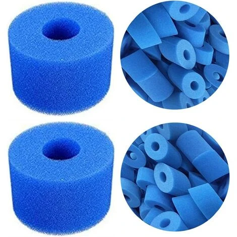AOUGO S1 Cartouche Filtrante éponge Pour Intex Type S1, Filtre Pour Filtres De Spa Intex, Pour Intex 29011E Pure Spa Cartouche Filtrante Réutilisable En Mousse Lavable Pour Bain à Remous Type S1 (Type S1-2pcs) 5 AOUGO S1 Cartouche Filtrante éponge Pour Intex Type S1, Filtre Pour Filtres De Spa Intex, Pour Intex 29011E Pure Spa Cartouche Filtrante Réutilisable En Mousse Lavable Pour Bain à Remous Type S1 (Type S1-2pcs) – Image 5