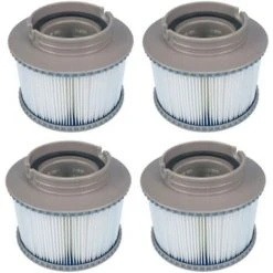 EINEMGELD Lot De 4 Filtres De Rechange Pour MSpa FD2089, Cartouche De Filtre Pour Piscine Et Spa