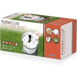 MEZHENG Boule Filtrante Piscine, Boule Filtrante Réutilisable, Boule Filtrante Pour Piscine, Filtre à Sable, Filtration D'eau -Accessoire Piscine 65952722 3