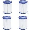 PESCE Filtre De Piscine Type 2, Convient Pour Bestway 58094 - Cartouche De Filtre De Piscine, Facile à Mettre En Place (4 Pièces)