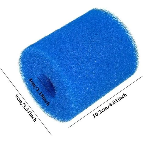JUNJUN Cartouche D'Éponge D'Éponge De Filtre De Piscine Lavable Réutilisable Pour Intex Type H 2 JUNJUN Cartouche D'Éponge D'Éponge De Filtre De Piscine Lavable Réutilisable Pour Intex Type H – Image 2