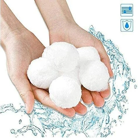 JUNJUN Boule Filtrante, Boule Filtrante De Piscine De 700 G, Remplace Le Filtre À Sable De 25 Kg, Filtre De Piscine, Convient À Tous Les Filtres À Sable Ou À Verre Existants, Bon Effet De Filtrage 5 JUNJUN Boule Filtrante, Boule Filtrante De Piscine De 700 G, Remplace Le Filtre À Sable De 25 Kg, Filtre De Piscine, Convient À Tous Les Filtres À Sable Ou À Verre Existants, Bon Effet De Filtrage – Image 5