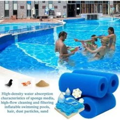 JUNJUN Éponge Filtrante De Type A, Filtre Éponge De Type A, Filtre En Mousse De Piscine Filtre À Cartouche Éponge Lavable Pour Piscine (2 Pièces) -Accessoire Piscine 66369841 2
