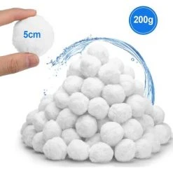 JUNJUN Boule De Filtre De Piscine 200G Remplacement De Boule De Filtre À Sable De Filtre De Piscine 5.6Kg Sable De Filtre Adapté Aux Accessoires De Piscine De Filtre De Piscine De Piscine 7 JUNJUN Boule De Filtre De Piscine 200G Remplacement De Boule De Filtre À Sable De Filtre De Piscine 5.6Kg Sable De Filtre Adapté Aux Accessoires De Piscine De Filtre De Piscine De Piscine -Accessoire Piscine 66369849 3