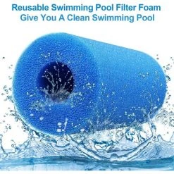 JUNJUN Éponge Filtrante De Type A, Lot De 6 Filtres De Piscine En Mousse À Cartouche, Outil De Nettoyage D'Éponge Filtrante Lavable Réutilisable Pour Intex Type A 7 JUNJUN Éponge Filtrante De Type A, Lot De 6 Filtres De Piscine En Mousse À Cartouche, Outil De Nettoyage D'Éponge Filtrante Lavable Réutilisable Pour Intex Type A -Accessoire Piscine 66369878 3