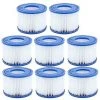 DONTODENT Filtre De Piscine 8 Pièces, Pour Cartouche De Pompe De Filtre Bestway Spa Type Vi, Filtres De Bain à Remous Pour Lay-z-spa, Pour Filtre Coleman Saluspa