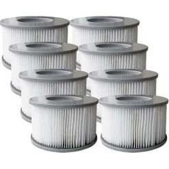 DONTODENT Lot De 8 Cartouches Filtrantes De Rechange Pour Piscine Gonflable Mspa, Jacuzzi Ruikalucky