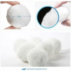 ECHOO 700g / 8L Boules De Filtre De Piscine, Balles Filtrantes,Média Filtre à Fibres Pour Piscine Filtres à Sable Filtrage De L'eau,Écologique, Léger Et Durable -Accessoire Piscine 66647021 4