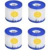 GRID COOL Lot De 4 Cartouches Filtrantes Pour Piscine, Filtre VI Pour Piscine, Jacuzzi, Miami, Vegas, Monaco, Palm Springs, Taille 6-58323