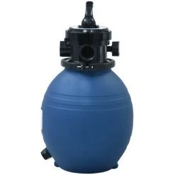 LES TENDANCES Filtre à Sable Pour Piscine Avec Vanne 4 Positions Bleu 300 Mm -Accessoire Piscine 66903127 2