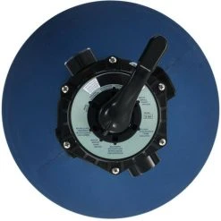 LES TENDANCES Filtre à Sable Pour Piscine Avec Vanne 6 Positions Bleu 660 Mm -Accessoire Piscine 66903190 3
