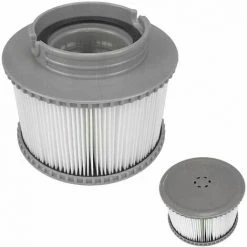 FLETéçA Lot De 2 Cartouches Filtrantes Pour Piscine, Accessoires De Filtre De Nettoyage De Piscine Gonflable De Rechange Pour Spa, Cartouche De Filtre Antimicrobienne Pour Spa Facile à Installer -Accessoire Piscine 66969566 3