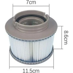 KARTOKNER 4 Pièces Filtres De Rechange Pour MSPA FD2089, Pompe à Cartouche Filtrante Pour MSPA Tous Les Spas Actuels -Accessoire Piscine 67167057 3