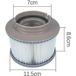 KARTOKNER 6 Pièces Filtres De Rechange Pour MSPA FD2089, Pompe à Cartouche Filtrante Pour MSPA Tous Les Spas Actuels -Accessoire Piscine 67167712 5