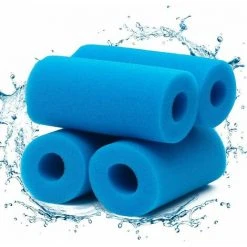 THSINDE Filtre éponge De Type A, Filtre De Piscine En Mousse, Filtre En Mousse De Piscine Filtre éponge Pré-filtre En Mousse Cartouche éponge Lavable Et Réutilisable. (4 Chambres)