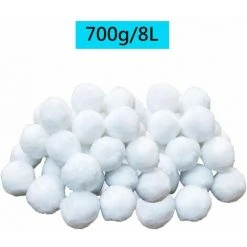 LLOVE Boules De Filtre De Piscine, Balles Filtrantes,Média Filtre à Fibres Pour Piscine Filtres à Sable Filtrage De L'eau. (Blanc) -Accessoire Piscine 67414938 2