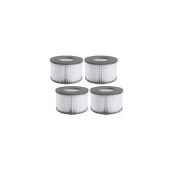 FLYME Cartouches Filtrantes Pour MSpa Whirlpoo Filtre De Piscine, Filtre Spa Cartouche De Filtre De Piscine, Lot De 4