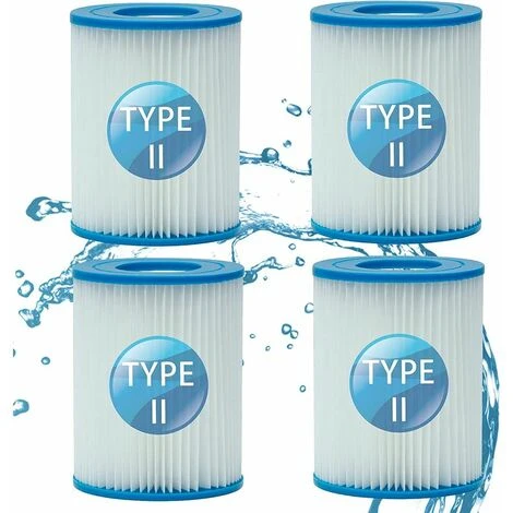 Cisea Filtre Piscine Pour Bestway Type II, Spa Remplacement Filtre De Piscine Gonflable Accessoires, Filtre De Piscine Pour Jardin Extérieur, Lavable Et Réutilisable Cartouche, 4.17x5.35 Inch (4 PCS) 1 Cisea Filtre Piscine Pour Bestway Type II, Spa Remplacement Filtre De Piscine Gonflable Accessoires, Filtre De Piscine Pour Jardin Extérieur, Lavable Et Réutilisable Cartouche, 4.17x5.35 Inch (4 PCS)