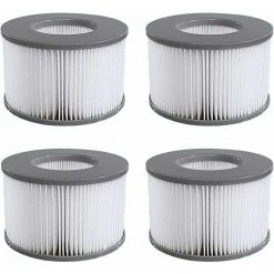 Cisea Filtre Spa Lite Pour Mspa,filtre Pour Mspa Lite, Pour MSPA Whirlpool Filter - Cartouches Filtrantes Pour Sous - Bateaux Et Spa Chauds - Modèle à Partir De 2020 (4pcs)