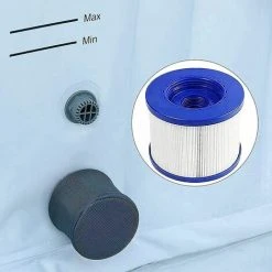 GRID COOL Lot De 8 Cartouches Filtrantes De Rechange Pour Spa Hot Tub/Clever Spa - Avec Filetage à Vis - Pour Spa-N1407535/filtre Pour Mspa,Pour Spa Pool Filtre Kit D'entretien 8 GRID COOL Lot De 8 Cartouches Filtrantes De Rechange Pour Spa Hot Tub/Clever Spa - Avec Filetage à Vis - Pour Spa-N1407535/filtre Pour Mspa,Pour Spa Pool Filtre Kit D'entretien -Accessoire Piscine 67575574 4