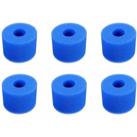 ECHOO 6 Pièces Éponge Filtrante Type S1, Cartouche De Filtre En Mousse, Mousse Pour Filtre Piscine, Réutilisables Et Lavables, Filtre En Mousse Pour Spa, Piscine, Jacuzzi 1 ECHOO 6 Pièces Éponge Filtrante Type S1, Cartouche De Filtre En Mousse, Mousse Pour Filtre Piscine, Réutilisables Et Lavables, Filtre En Mousse Pour Spa, Piscine, Jacuzzi