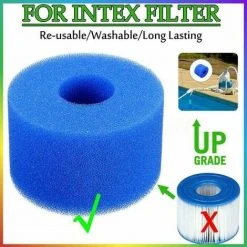 QERSTA 1 Pièce Filtre Spa Éponge Filtrante Pour Intex S1 Gonflable Filtre Spa Réutilisable Lavable Filtre Mousse 8 QERSTA 1 Pièce Filtre Spa Éponge Filtrante Pour Intex S1 Gonflable Filtre Spa Réutilisable Lavable Filtre Mousse -Accessoire Piscine 67645917 4