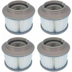 QERSTA Lot De 4 Filtres De Rechange Pour Mspa Fd2089, Cartouche De Filtre Pour Piscine Et Spa