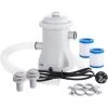 SUPERSELLER Jardin Piscine Pompe De Filtration De Piscine 330 GPH Pompe à Eau électrique Pour Pataugeoire Avec 2 Cartouches De Filtre De Piscine Pompes De Piscine Hors Sol Petite Pompe De Filtration De Piscine