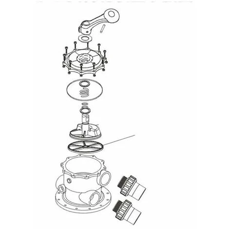QERSTA Joint Étoile De Vanne Multivoies Joint De Filtre À Sable De Piscine Joint De Filtre De Piscine Vannes 12.8cm 2 QERSTA Joint Étoile De Vanne Multivoies Joint De Filtre À Sable De Piscine Joint De Filtre De Piscine Vannes 12.8cm – Image 2