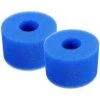 REGALOS Lot De 2 Cartouches De Mousse De Filtre De Piscine Compatibles Avec Intex S1 Type Cartouche De Filtre Lavable Réutilisable En Mousse éponge Cartouche De Filtre En Mousse Cartouche De Filtre De Piscine Cartouche En Mousse éponge, Bleu