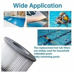 GRID COOL Filtres De Rechange Pour Mspa Cartouche Filtrante,pour Sous-Marins Et Spa Chauds,Convient Pour Tous Les Jacuzzis Actuels,pour Piscines Gonflables - Modèle à Partir De 2020 (4pièces) -Accessoire Piscine 68074667 3