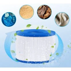 OYLDA Élément Filtrant De Type VI Pour Tous Les éléments Filtrants De Piscine Lay-Z-Spa Filtre De Pompe 4 Filtres -Accessoire Piscine 68139369 3
